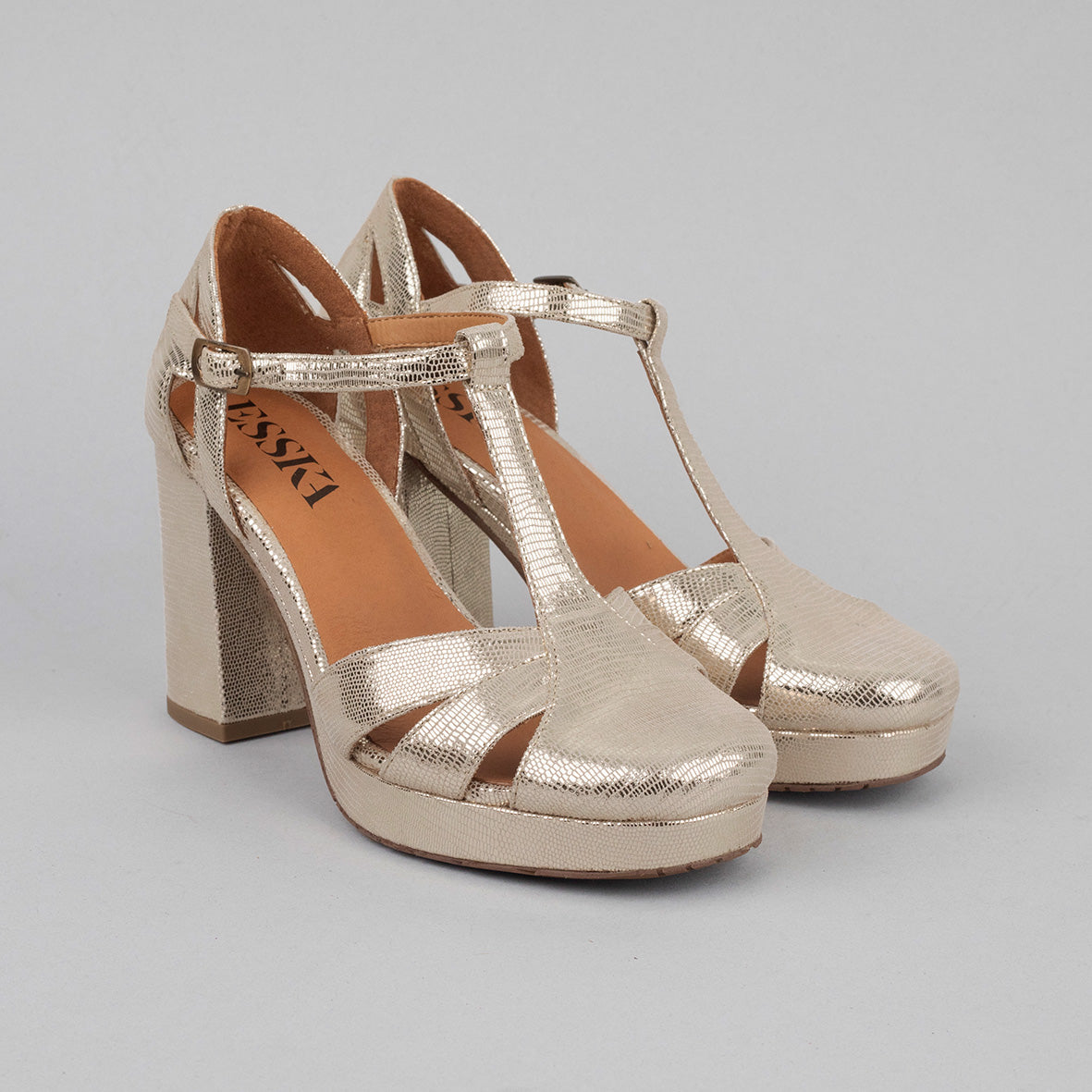 Venice Platinum High Shoe by Esska