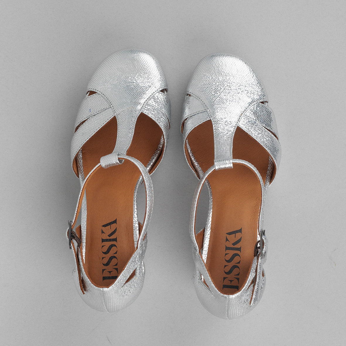 Venice Silver High Shoe by Esska
