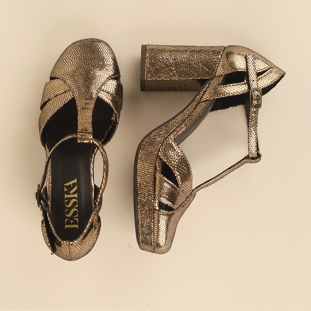 Venice Onyx High Shoe by Esska