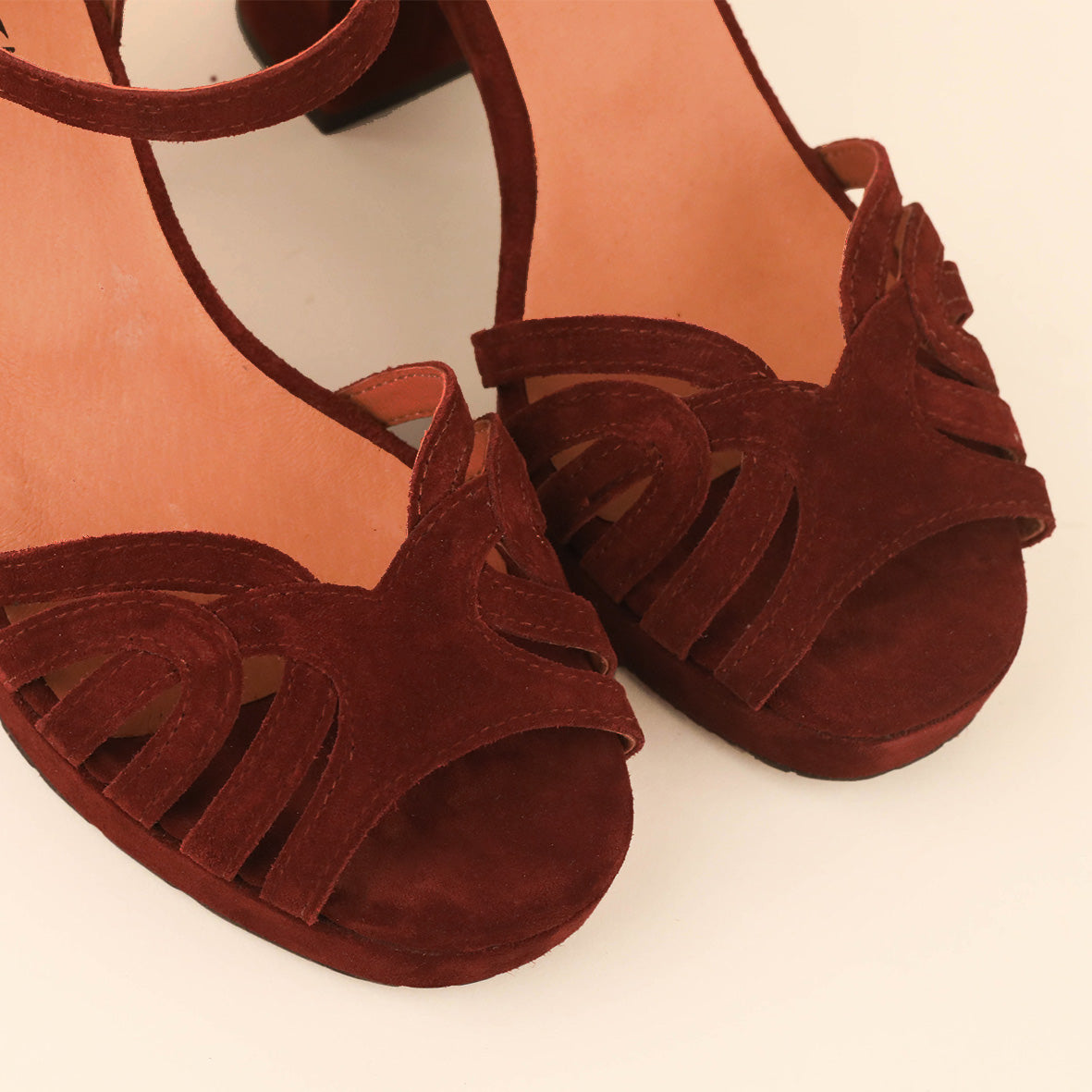Venti Rust High Sandal by Esska