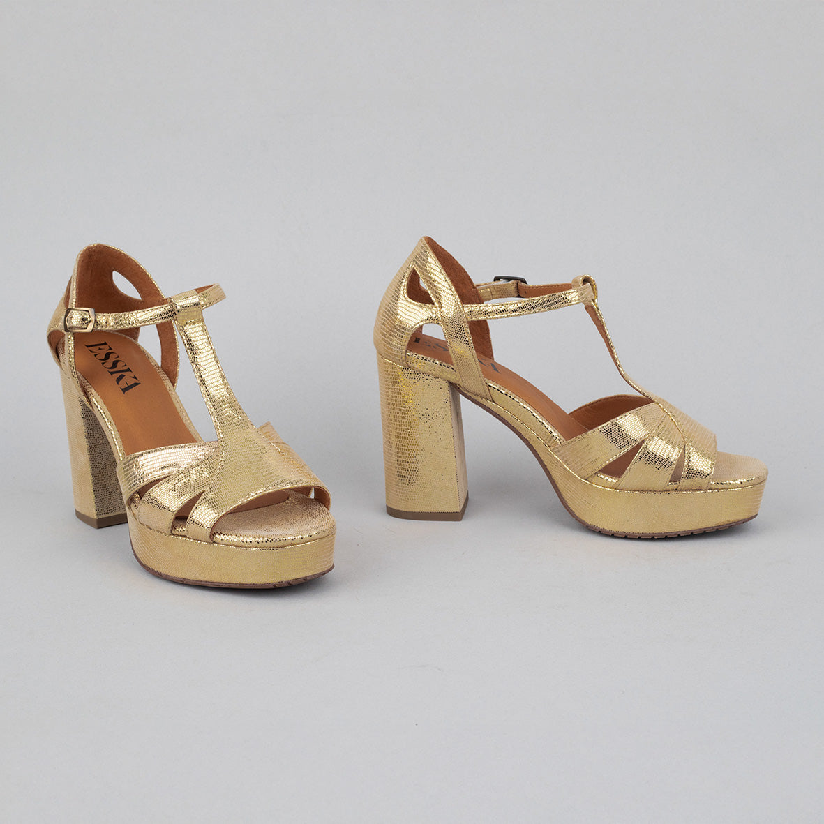 Victoria Gold SP High Sandal by Esska