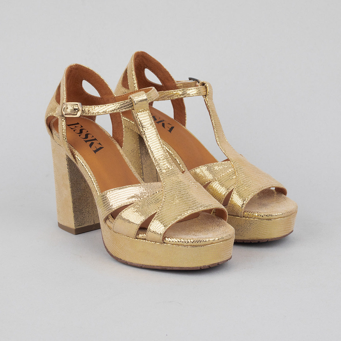 Victoria Gold SP High Sandal by Esska