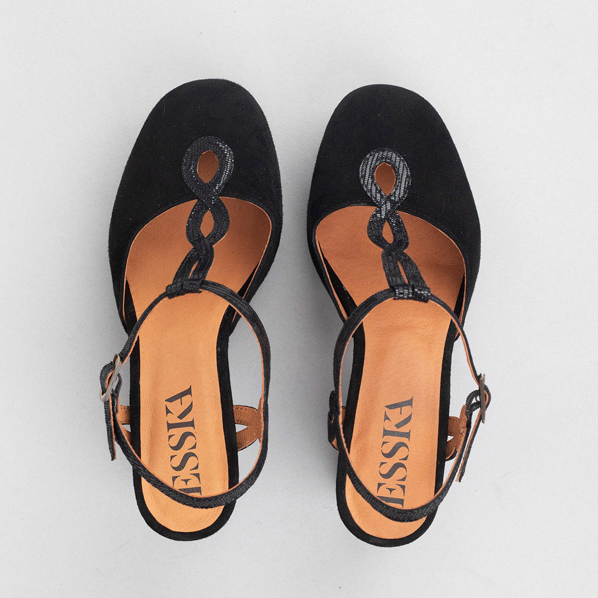 Viola Black High Shoe by Esska