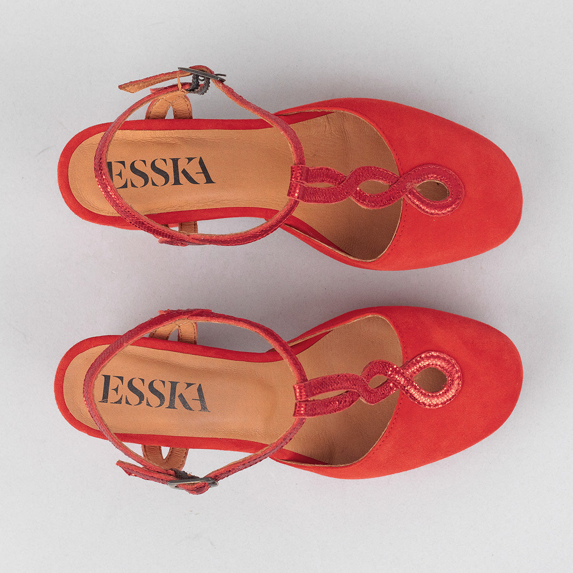 Viola Red High Shoe by Esska