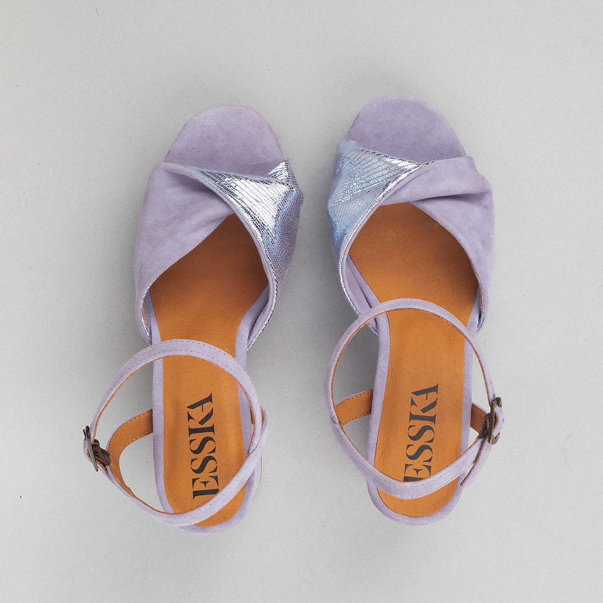 Vivi Lavender High Sandal by Esska