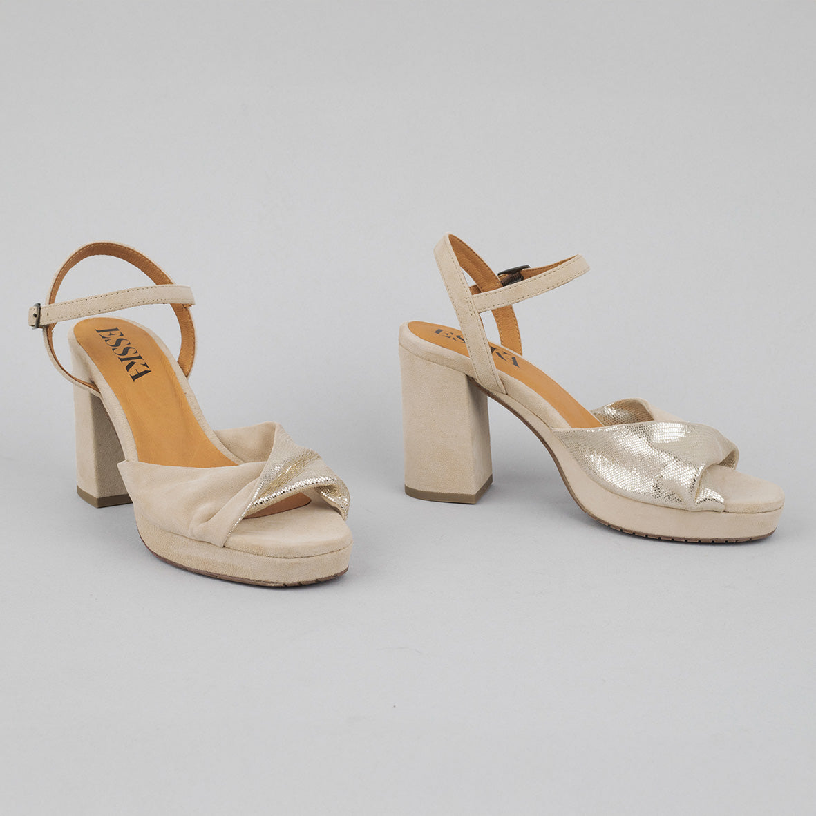 Vivi Stone High Sandal by Esska