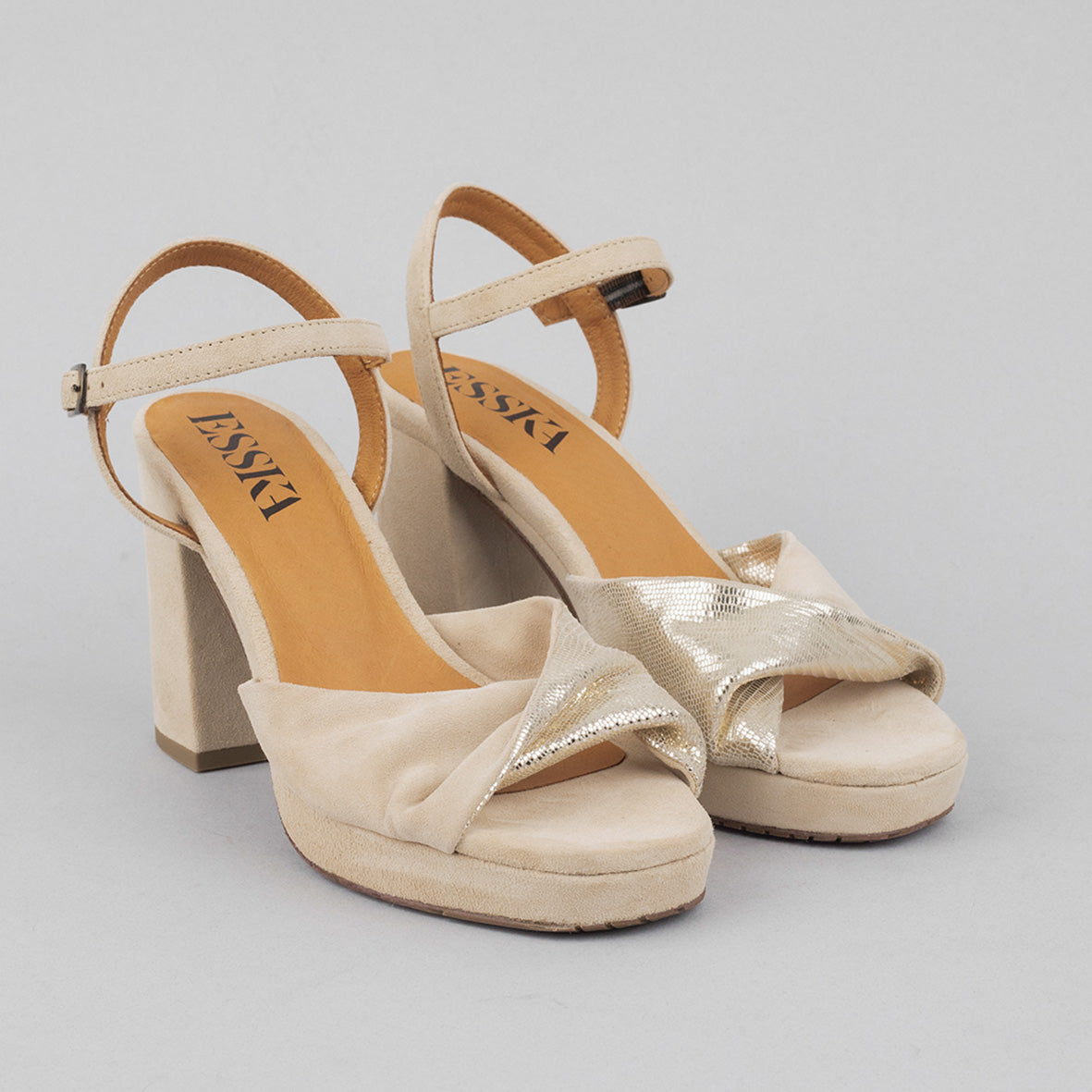 Vivi Stone High Sandal by Esska