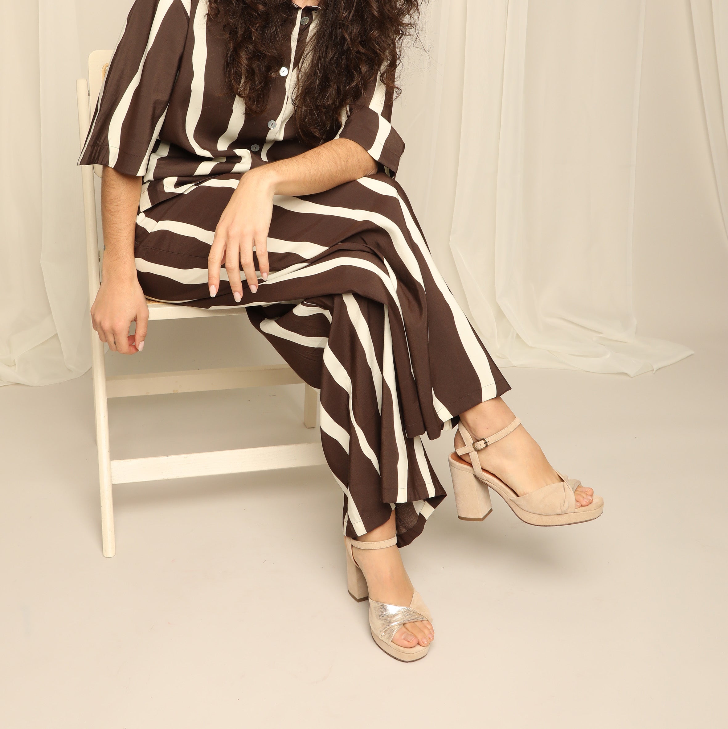 Vivi Stone High Sandal by Esska