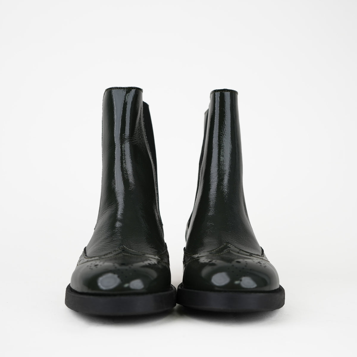 Sample - Wilma Patent Khaki - Size 37 (UK4)
