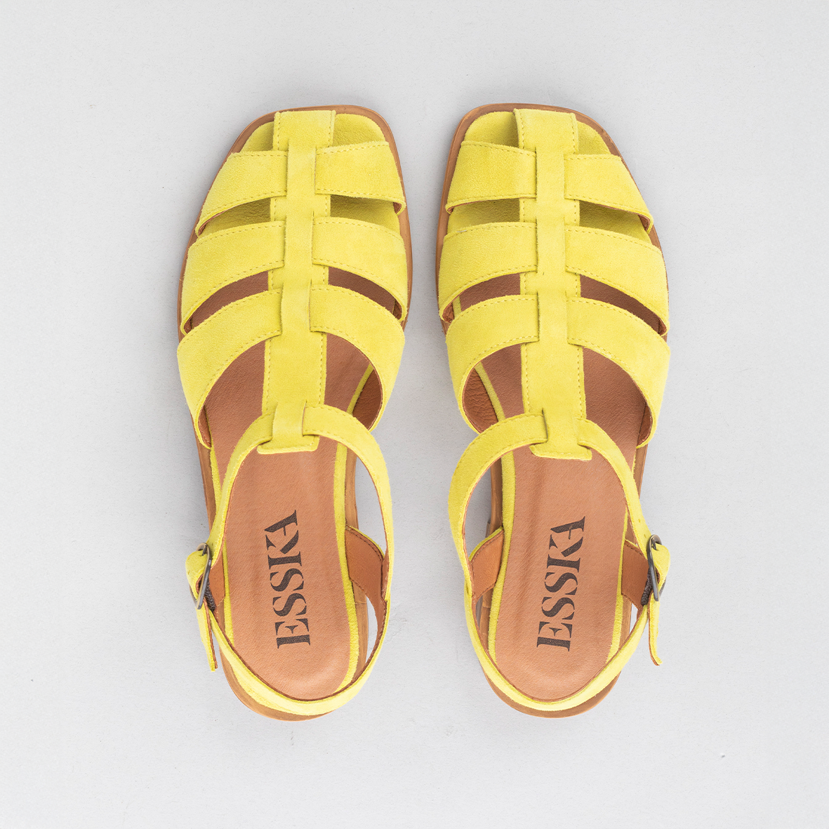 Zak Lemon Flat Sandal by Esska