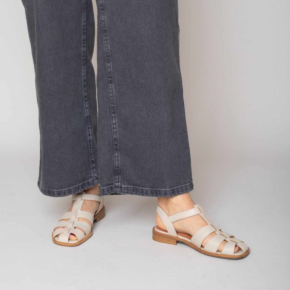 Zak Stone Flat Sandal by Esska