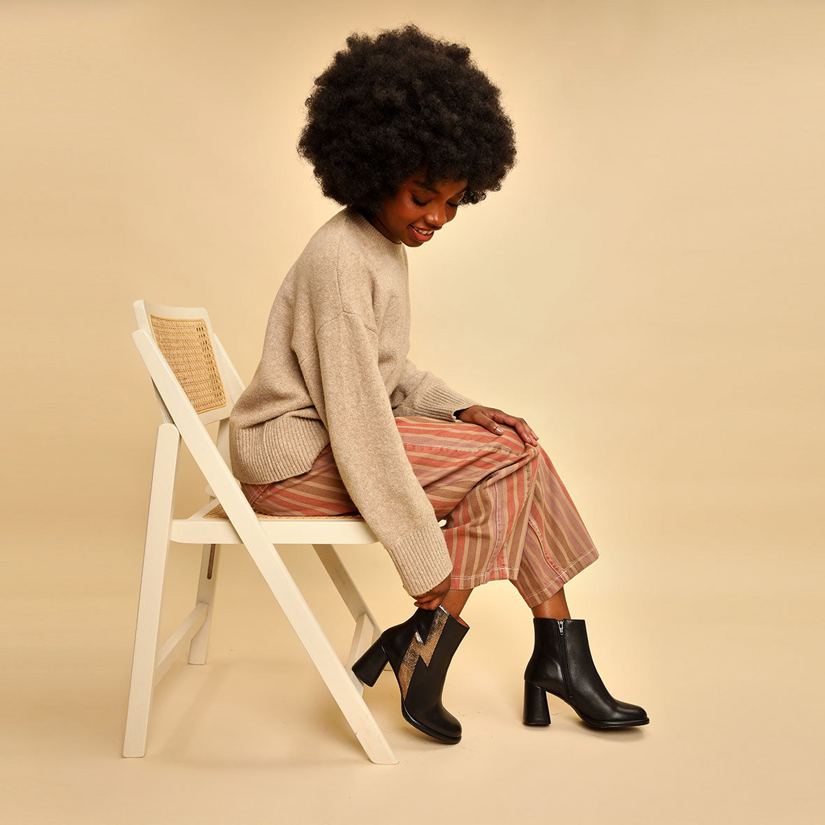 Miriam Black High Boot by Esska Shoes Ltd