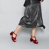 Charlie VEGAN Velvet Red
