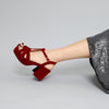 Charlie VEGAN Velvet Red