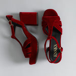 Charlie VEGAN Velvet Red