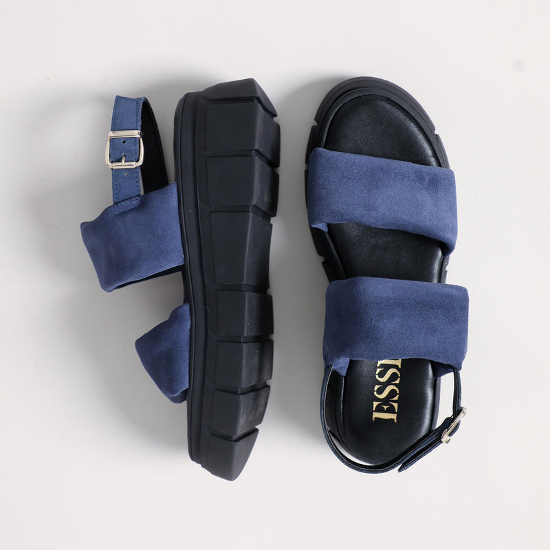 Simone Blue Suede