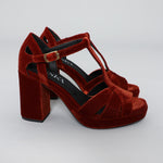 Valerie VEGAN Velvet Burnt Orange
